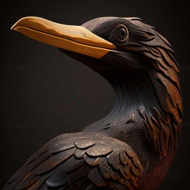 3D model cormorant (STL)